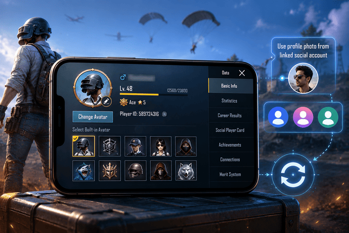 cara-ganti-avatar-di-pubg